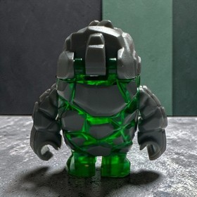 LEGO Power Miners Rock Monster Boulderax Trans Green Minifigure Rocky Body