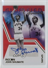 2020 Panini Recon Glorified Signatures Red 24/99 John Shumate #GS-JSM Auto 1h1