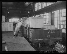 Detroit, Michigan (vicinity). Chrysler Corporation Dodge truck plant. Using