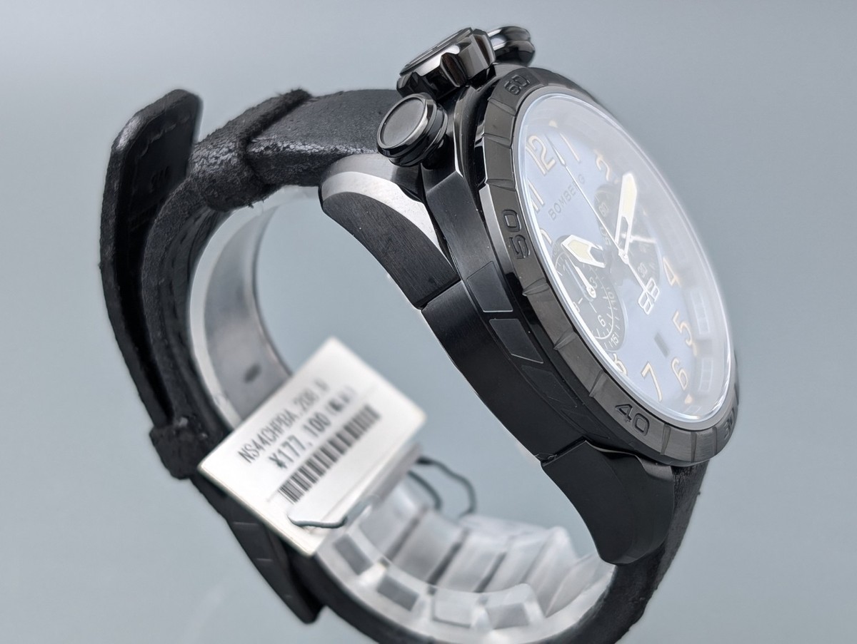 Unused] BOMBERG BOLT-68 NS44CH Chronograph Blue Dial Men's