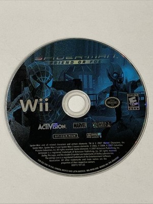 Spider-Man: Friend or Foe (Wii, 2007) Disc Only - Free Shipping!