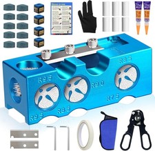 11-in-1 Billiards Pool Cue Tips Shaper,Upgraded Aluminum Alloy Tips...