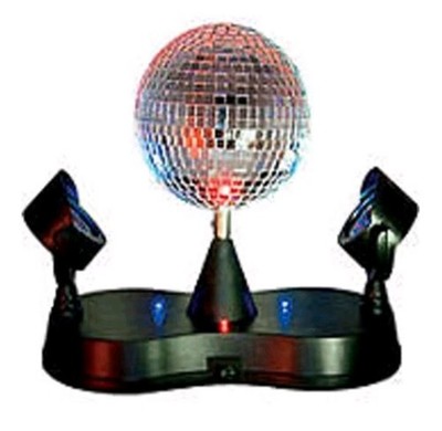 New 9 inch LED Color Party Dance Night Club Music Deluxe Rainbow Disco Light...