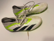 adidas Men  s 7 PREDATOR ACCURACY FIRM GROUND SOCCER CLEATS White GZ2604 USED