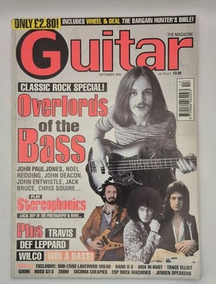 The Guitar Magazine September 1999 Vol 10 No 1 John Paul Jones