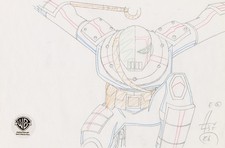 Teen Titans Animated Series-Original Production Drawing-Slade-The End II