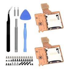 2pcs Micro SD Card Slot Socket Reader Replacement for Nintendo Switch HAC-SD-01