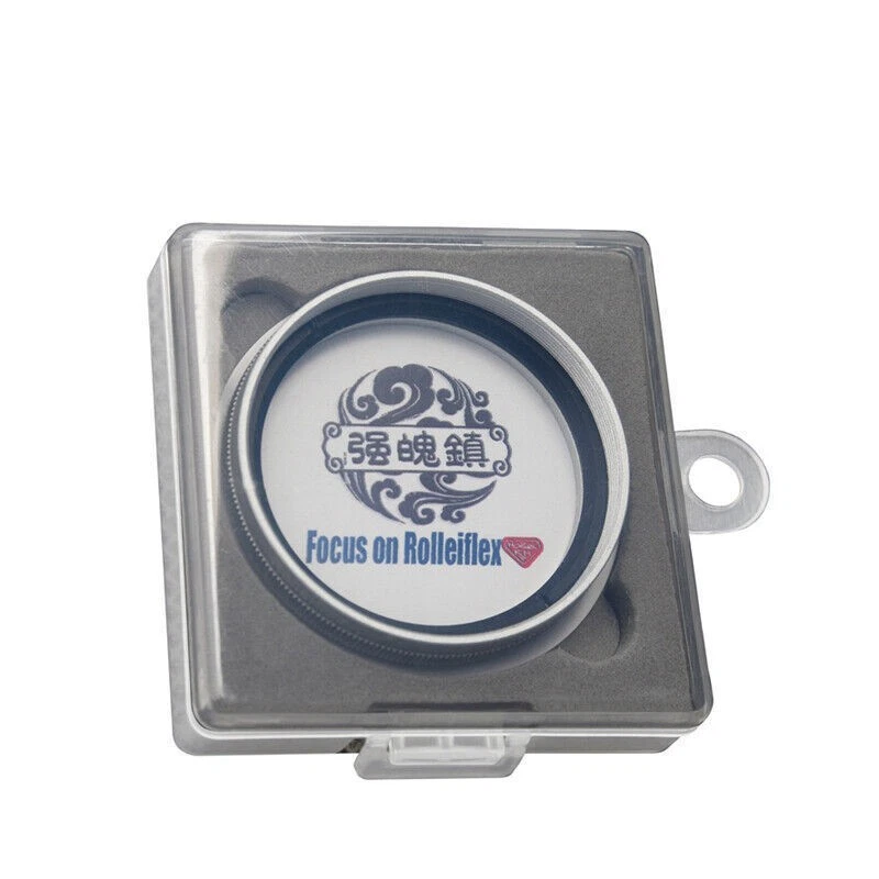 For Rolleiflex Rolleicord Bay I/II/III UV Lens Filter Silver Black Adapter Ring - Image 2 of 4