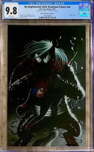 JACOB BEAR METAL CGC 9.8 MY NIGHTMARISH LITTLE VENOMOUS PONIES LTD 7/10🔥🔥🕷️