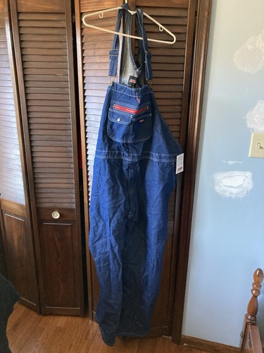 Dickies Men’s Jean overalls size 3 XL R BRAND NEW WITH TAGS LAST PAIR! - Picture 1 of 11