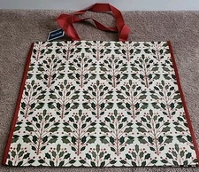 Marshalls - Beautiful Christmas Holly - Large Reusable Shopping Tote Eco Bag
