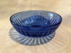 Hazel Atlas Depression Glass 5 1/2" Aurora Cobalt Blue Bowl