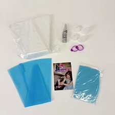 Riccle Piping Bags & Tips Set Including 3 Cake Scrapers NEW