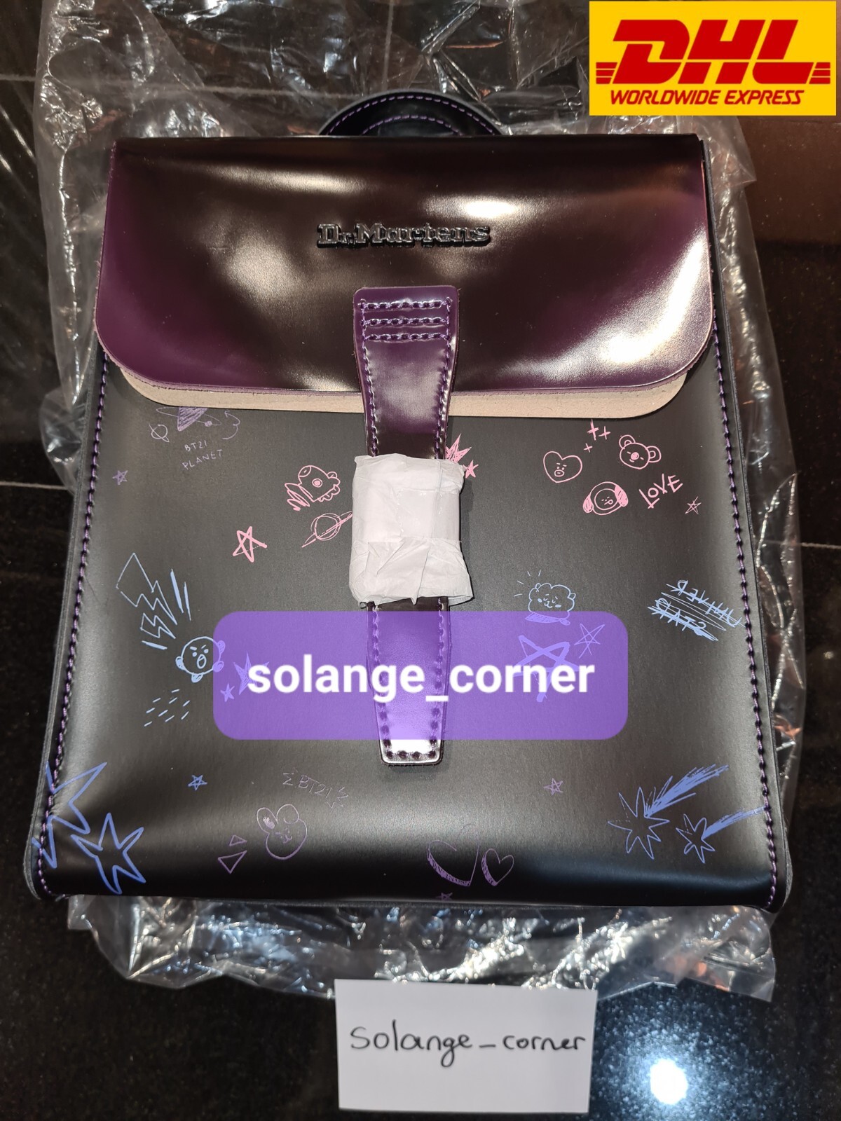 Dr Martens BT21 BTS Official Authentic Mini Leather Backpack Bag + DHL  Express