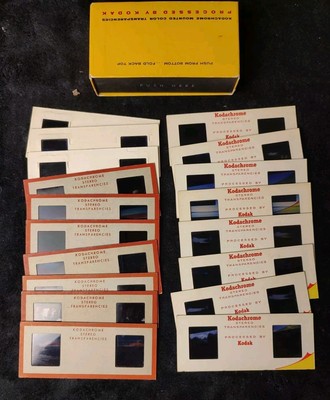 18x Stereo Realist Slides 1950s - Family Photos Scenic Views 