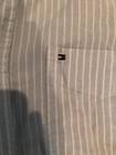 Tommy Hilfiger Men's Medium L/S Button Down Striped Casual Shirt-PERFECT COND!!