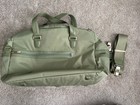 Tumi Ballistic Nylon w/ Leather Trim  Tote 16" Green With Purple And Gold Trim — photo 1
