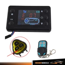 LCD Monitor Switch & Remote Controller 12V 24V For Car Diesel Air Parking Heater