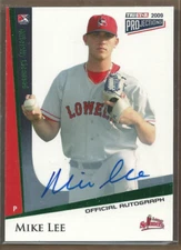 2009 TRISTAR PROjections Autographs Green #112 Mike Lee /50 Auto