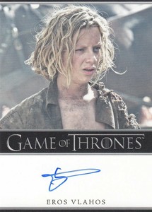 Game Of Thrones Season 6 Eros Vlahos As Lommy Greenhands Auto Card Ebay