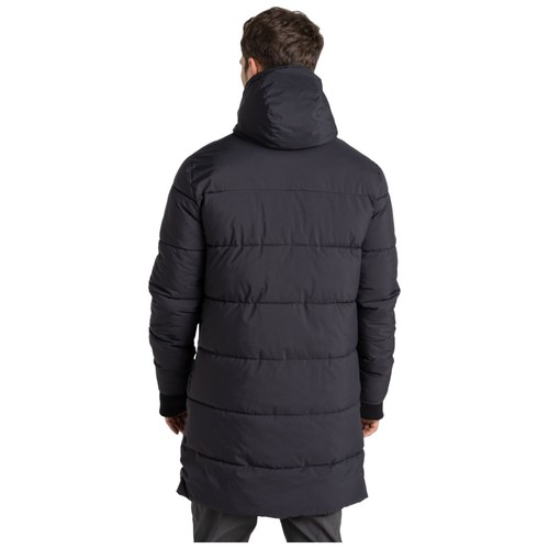 Craghoppers Hombres Cormac Chaqueta Larga con Capucha Abrigo ThermoPro Repelente al Agua - Imagen 2 de 4