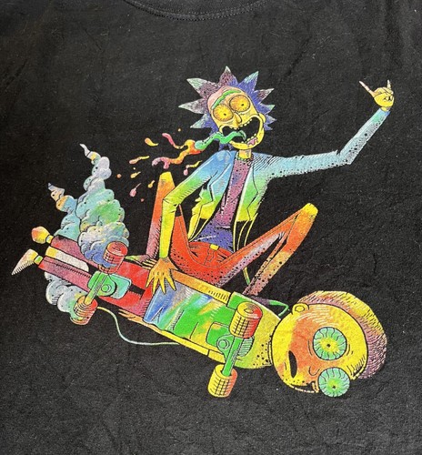 T-shirt uomo nera Rick and Morty - Foto 2 di 5