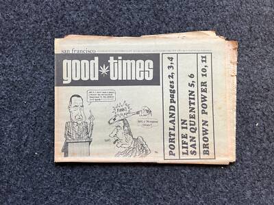 1970s High Times Underground Newspaper, Black Panther Party, Vintage Antique Co