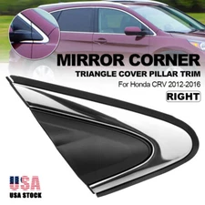 Right Side Mirror Corner Triangle Molding Cover Trim for 2012-2016 Honda CR-V