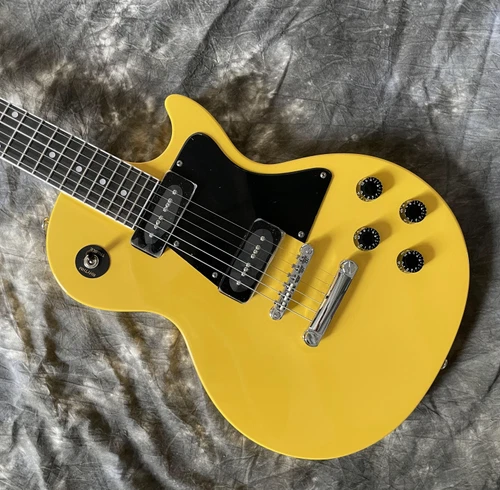 Junior TV Electric Guitar Yellow 2 P90 Pickups Rosewood Fretboard Fast Delivery