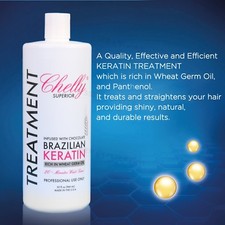 Chelly BRAZILIAN KERATIN TREATMENT hair straightenin CHOCOLATE 32/4.0 fl oz