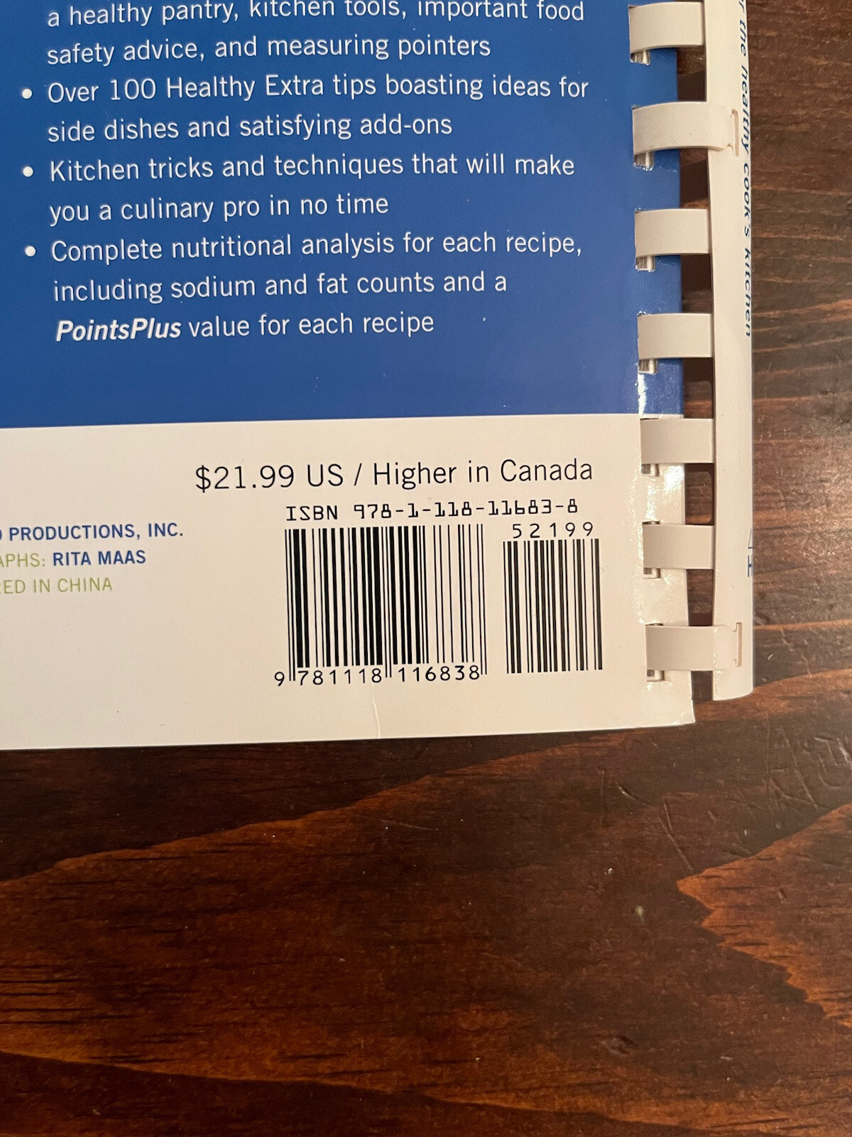 Weight Watchers New Complete Cookbook, Fourth Edition Plastic Ring ...