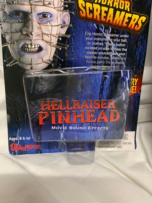 Horror Screamers Hellraiser Pinhead Movie Sound Effects CASE FRESH L@@K