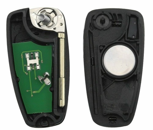 Fits Ford 433Mhz Chip 4D60 4D63 Complete Transponder Remote Key Fob - Foto 4 di 4