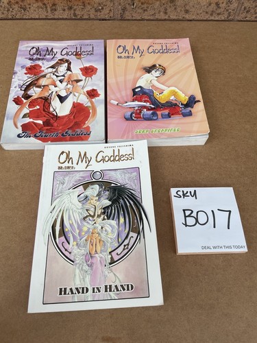 3 x Oh My Goddess By Kosuke Fujishima/ The Fourth Goddess / Hand in Hand/ Manga - Foto 11 di 11