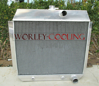 3 core aluminum radiator for CHEVY V8 W/COOLER 1951 1952 1953 1954 brand new