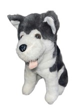 Wolf Husky Siberian Dog Gray White Arctic Toy Plush Stuffed Animal