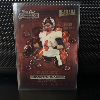 2021 Wild Card Alumination BAILEY ZAPPE Dead Aim HOLO-LUX /99 PATRIOTS #ANDA-2
