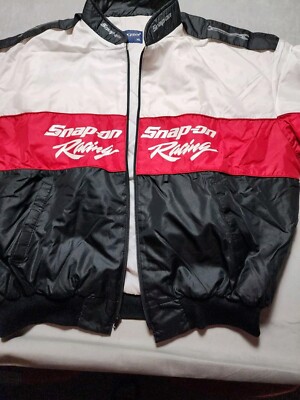 【！！！SALE！！！】 Swingster/Snap-On/ジャケット Swingster Snap-on Racing Jacket Windbreaker Nascar XL Red
