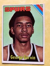 1975-76 Topps Basketball #233 George Gervin San Antonio Spurs