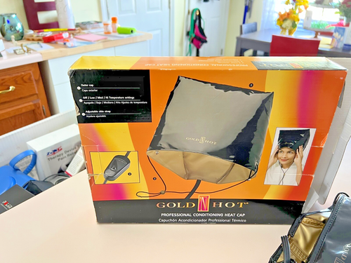 Gold ' N Hot Professional Conditioning heat cap, GH3400, NIB - 第 1/5 張圖片