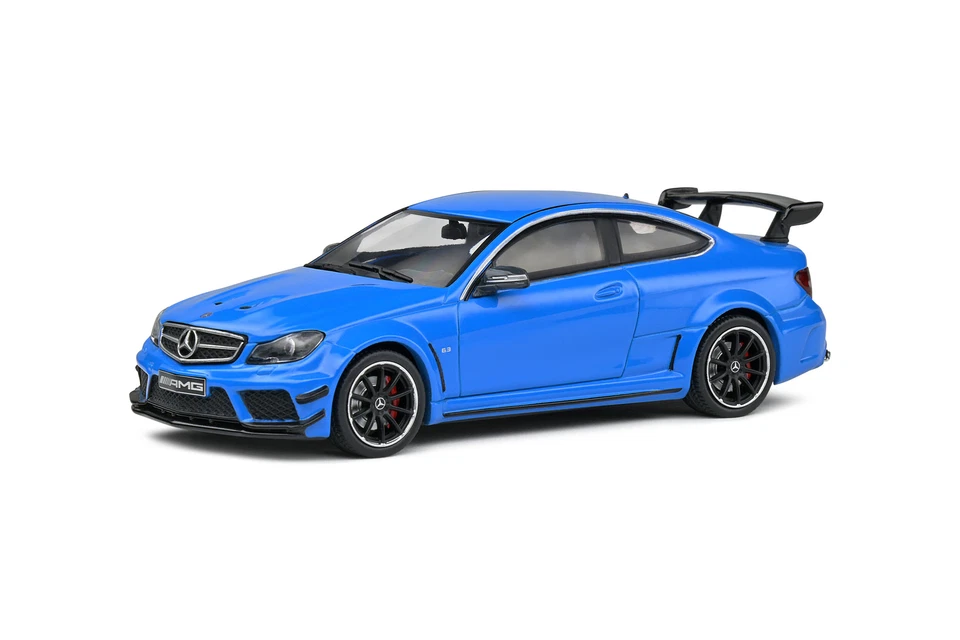 MERCEDES C63 AMG Black Séries 2012 Bleu - 1:43 Solido S4311607 - Photo 1/1