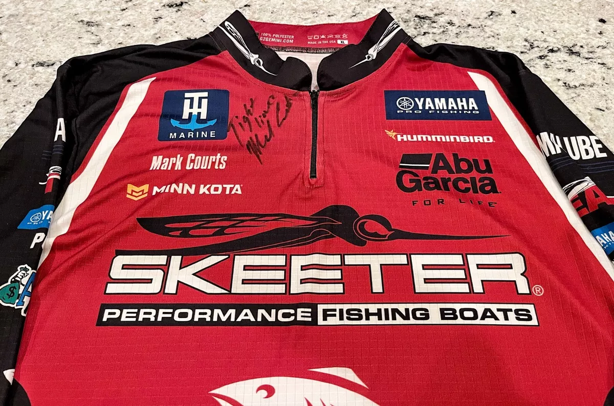 Mark Courts Autographed Tournament Jersey - National Walleye Tour
