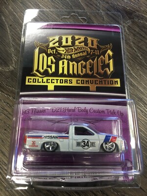 2020 Hot Wheels 34th LA Convention 93 Nissan D21 Hardbody Pick Up