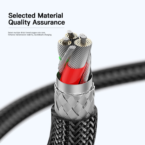 USB-C 100W USB Type C to Type C Charger Cable QC3.0 PD Quick Charge Data Cord - Picture 10 of 14