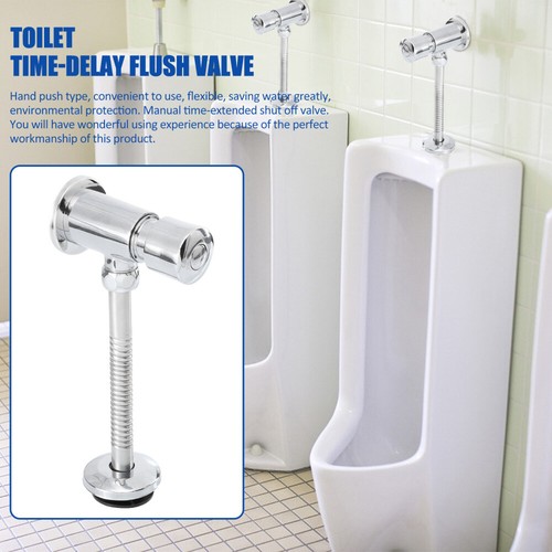 Urinal Flushometer Manual Valve Toilet Cistern Part Bathroom Supplies - Picture 3 of 12