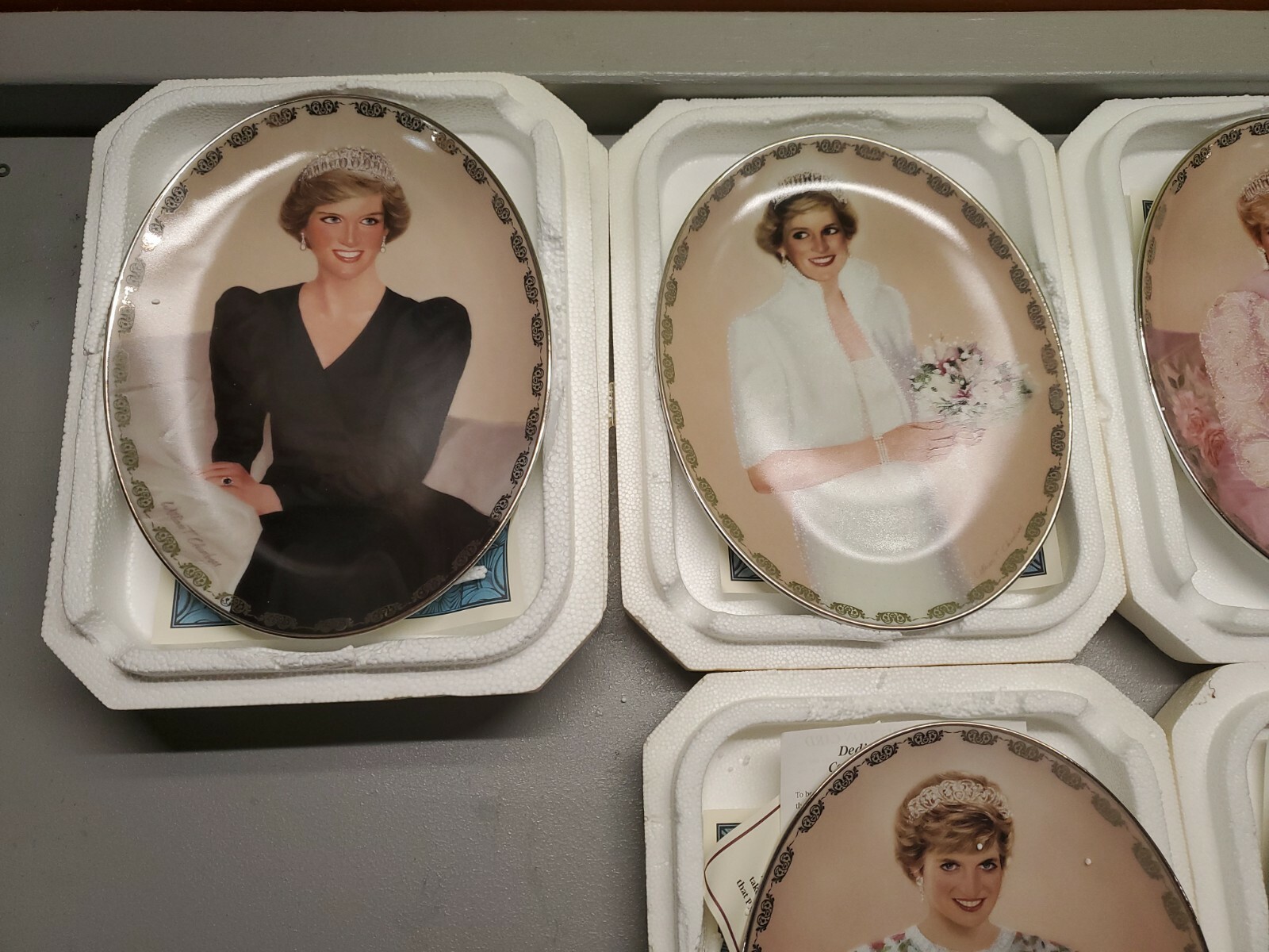 Princess Diana Plates bradford Exchange Set Of 6 Porcelain Plates eBay