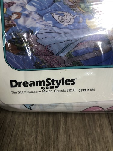 Vintage 1994 The Swan Princess Twin Sheet Set Pillowcase Flat Fitted Rare HTF - Picture 8 of 14