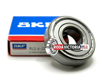 SKF RLS6 ZZ DEEP GROOVE BALL BEARING, METAL SHIELDED 3/4''x7/8''x9/16'' GENUINE SKF