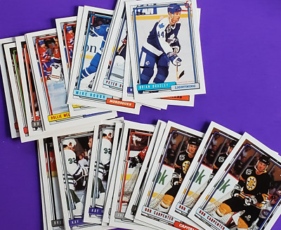 1992-93 TOPPS HOCKEY TRADING CARDS 261-390 YOU PICK 50% OFF 2+