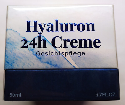 Sunshine Cosmetic, Hyaluron 24h Creme Gesichtspflege, 50 ml, Anti-Aging, neu ovp